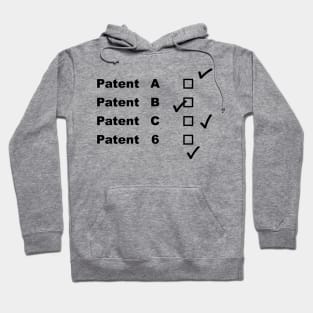 Patente A, B, C und 6 Hoodie